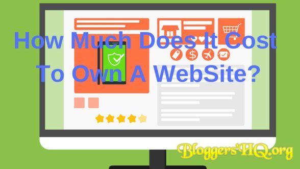 How Much Does It Cost To Own A WebSite