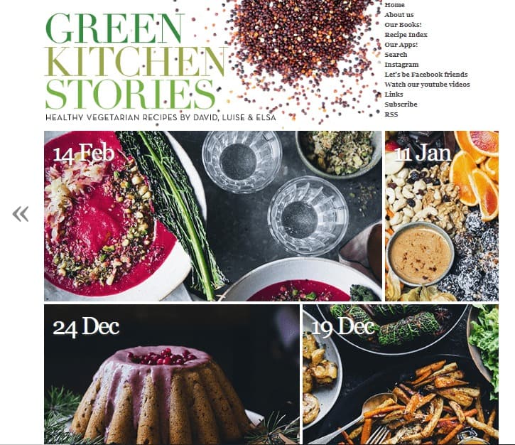 Green Kitchen Stories - Top 50 Food Blogs