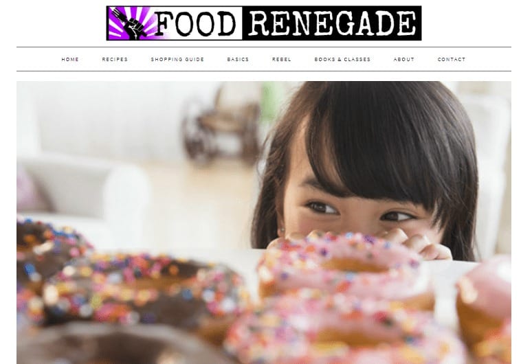 Top 50 Food Blogs -Food renegade