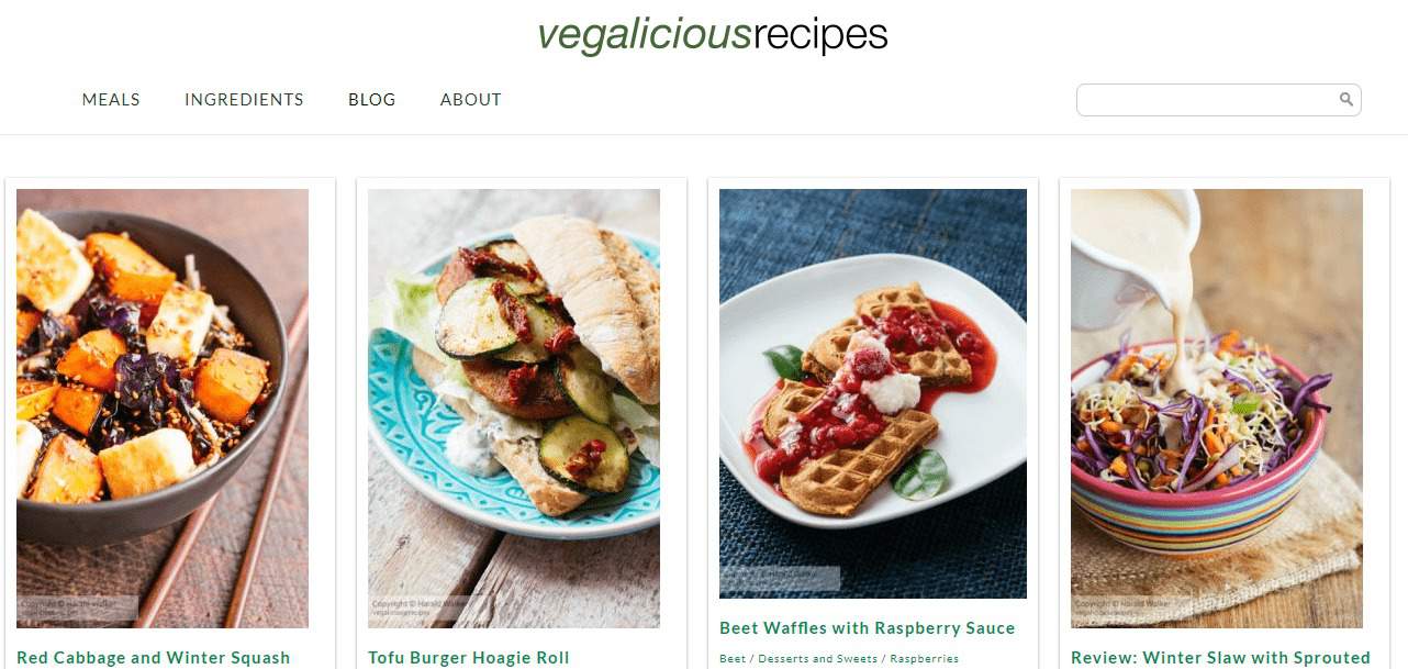 Top 50 Food Blogs Vegalicious