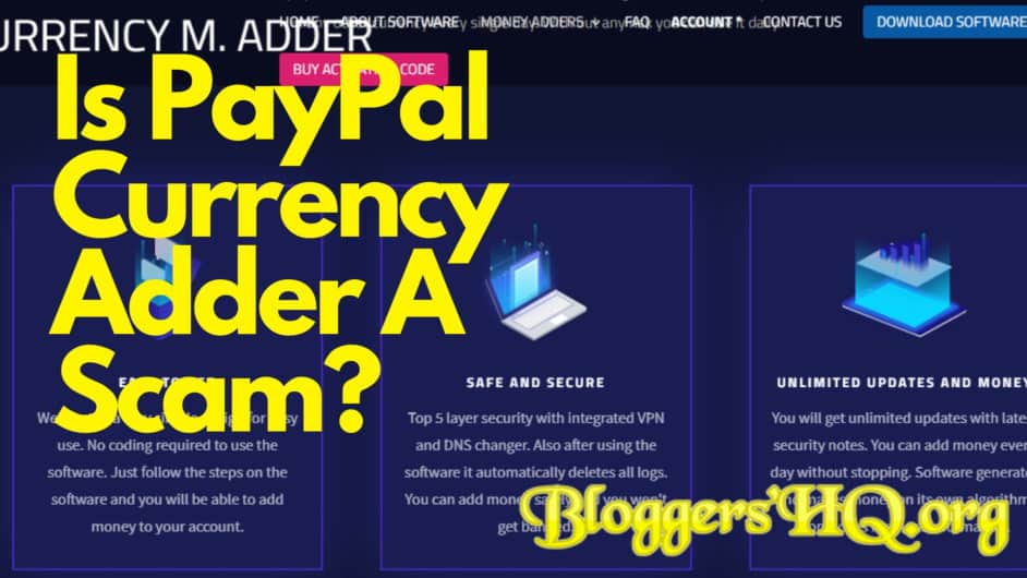 paypal money adder scam