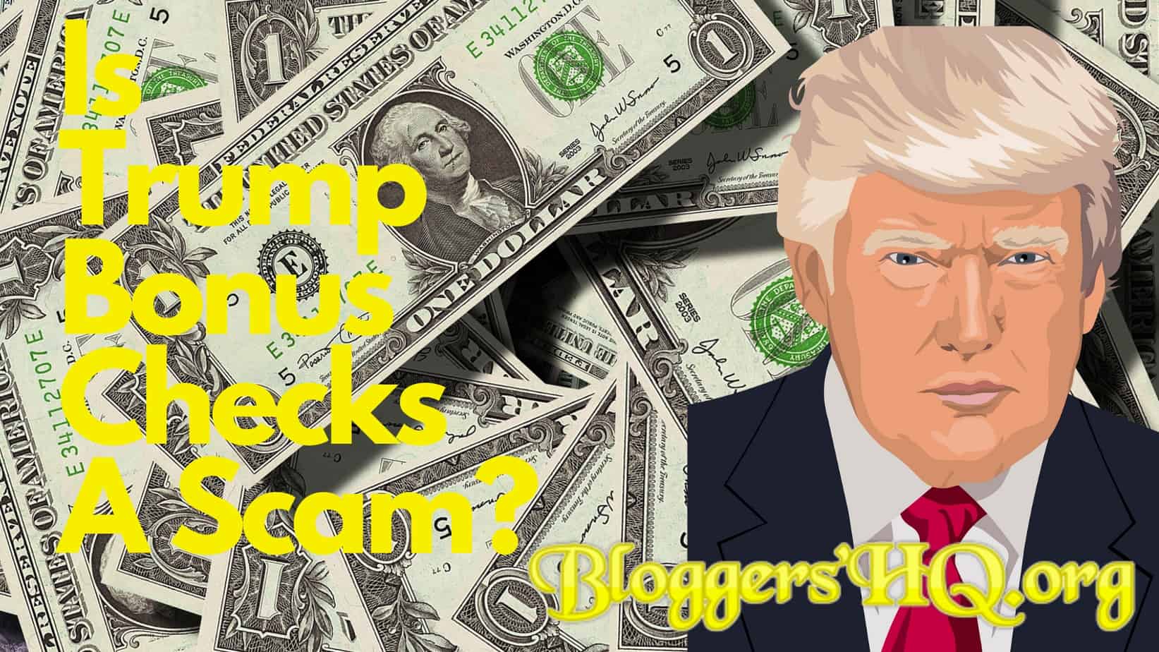 Is Trump Bonus Checks A Scam