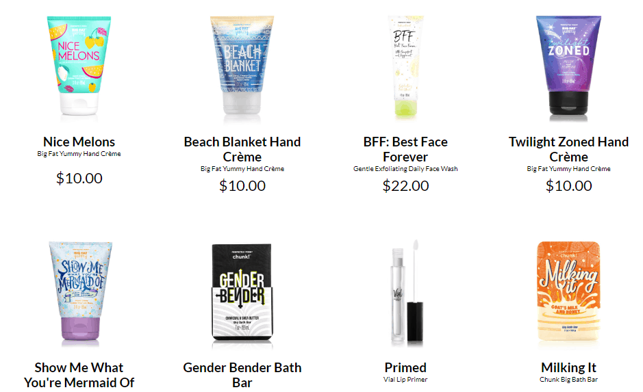 Perfectly Posh Product Line