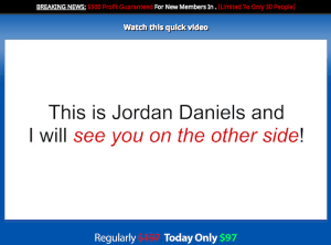 Jordan Daniels Millionaire Web Site