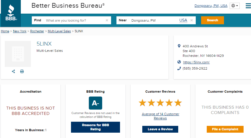 5Linx BBB Rating