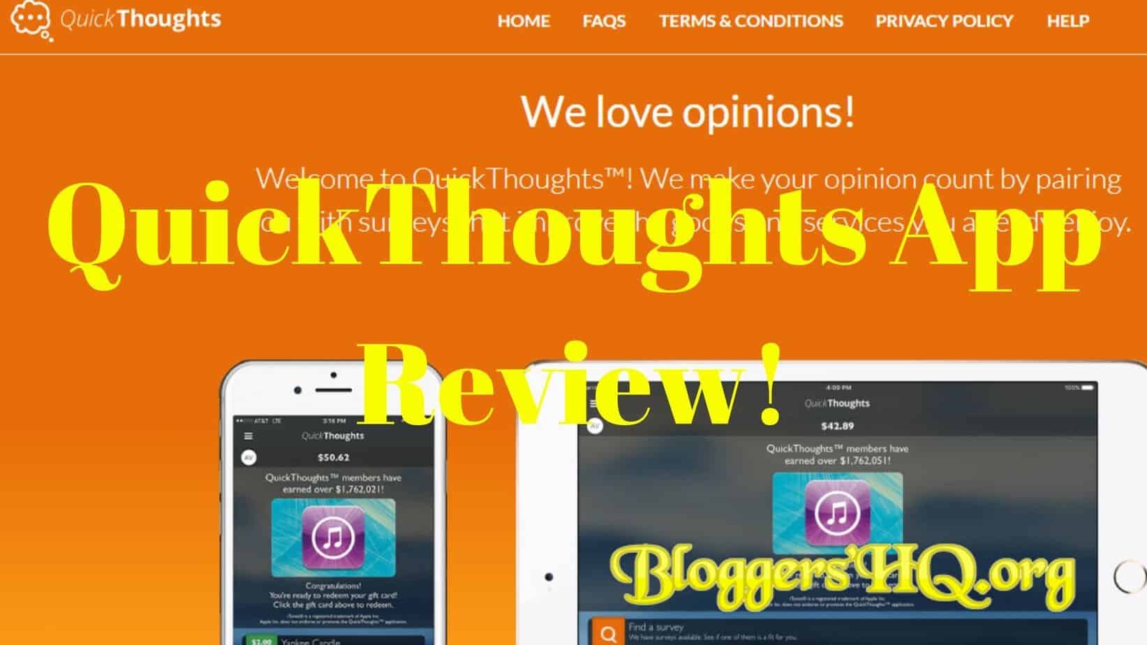 QuickThoughts App Review