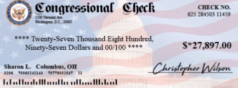 Congressional Checks Fake Testimonial