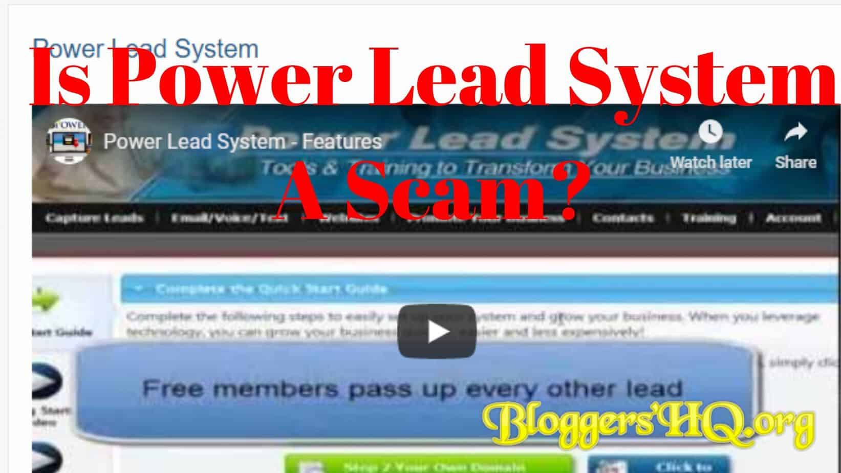 Is Power Lead System A Scam
