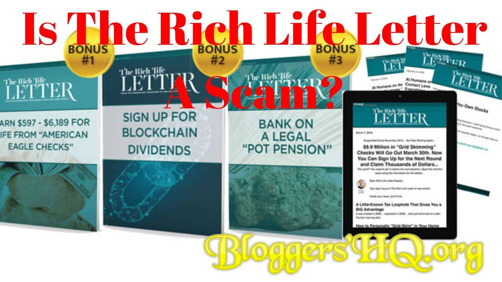 Is The Rich Life Letter A Scam