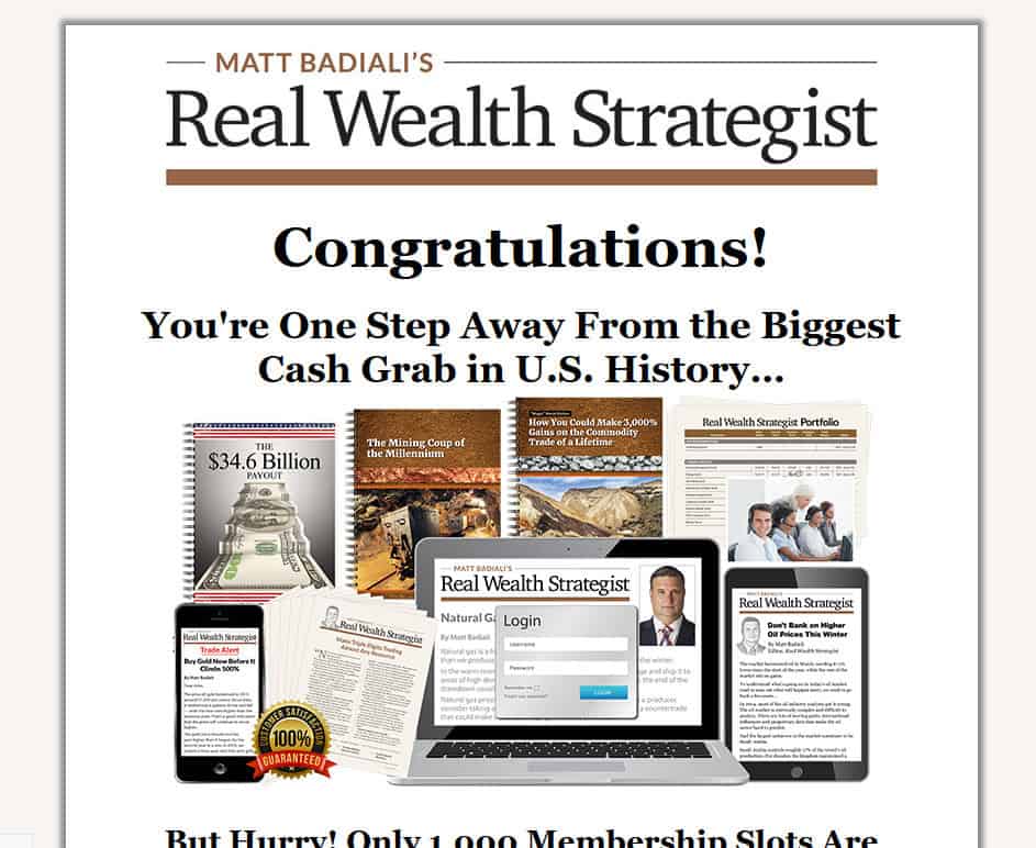 Real Wealth Strategist Review