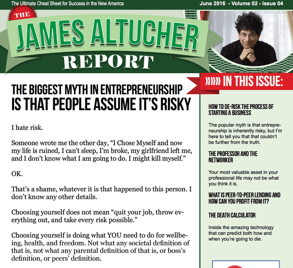 The Altucher Report Review