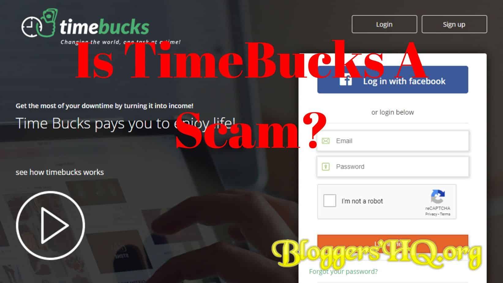 Is TimeBucks A Scam