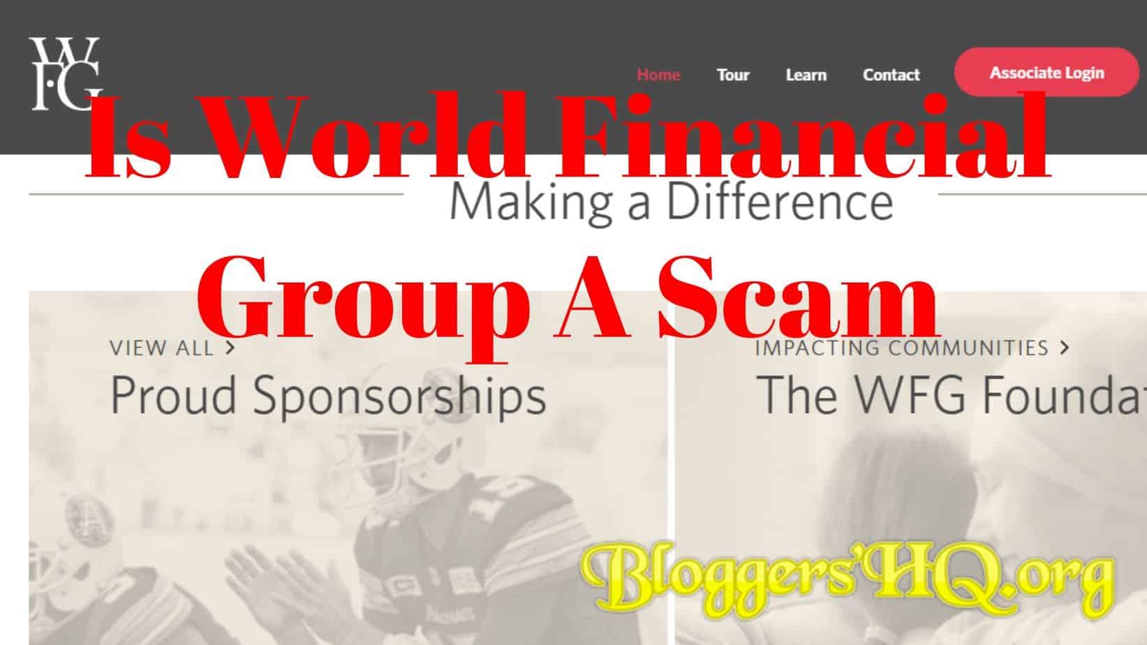 Is World Financial Group A Scam