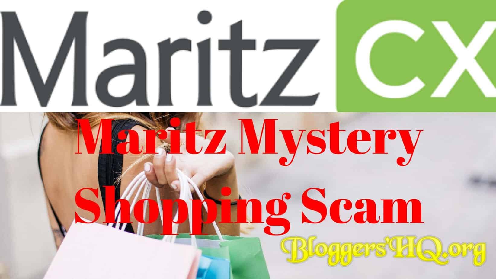 Maritz Mystery Shopping Scam