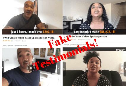 7 Minutes Daily Profits Fake testimonials