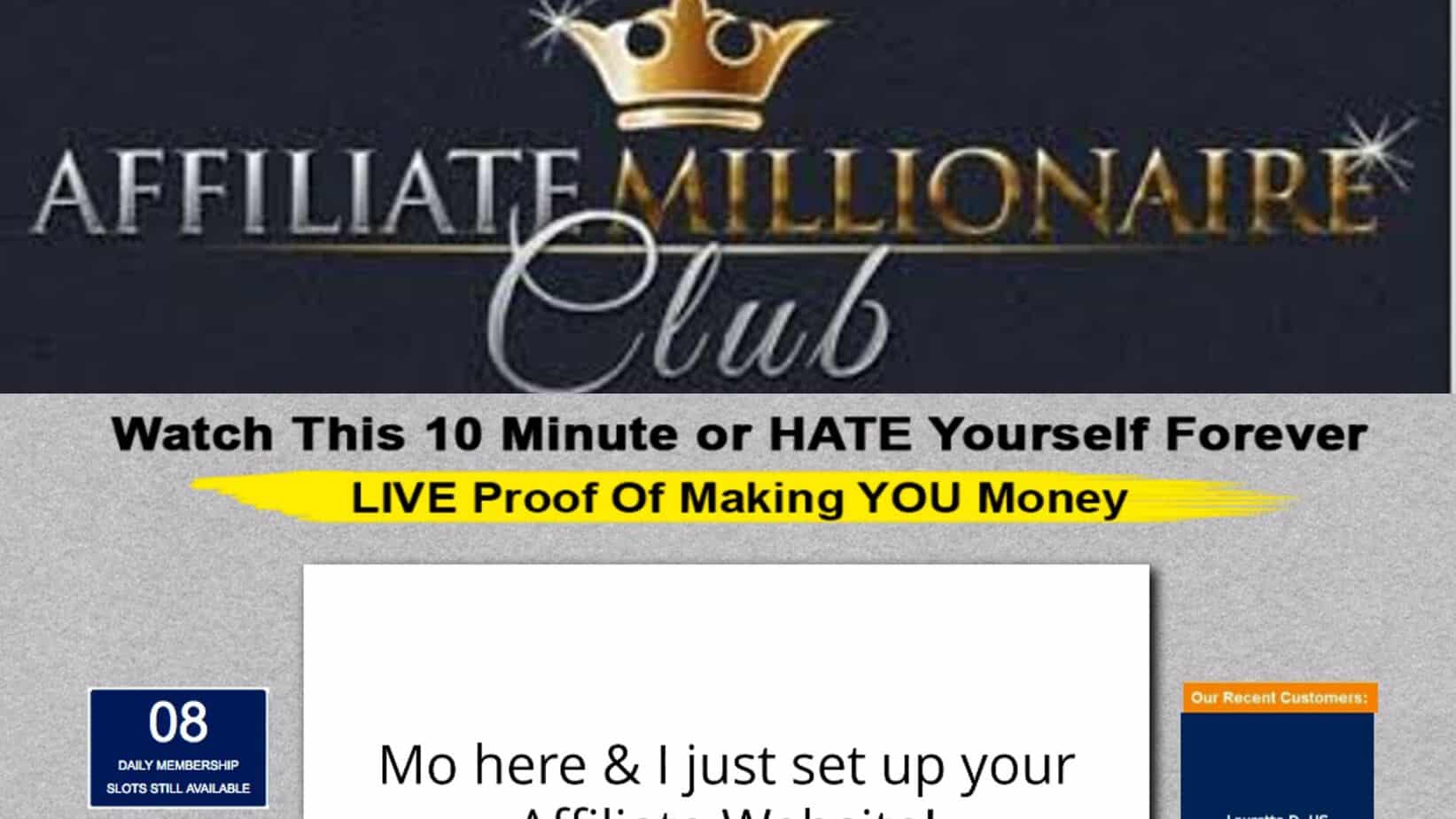 Affiliate Millionaire Club Review