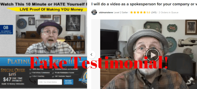 Affiliate Millionaire Club Fake Testimonia;