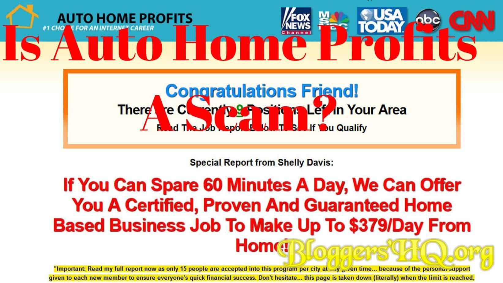 Is Auto Home Profits A Scam