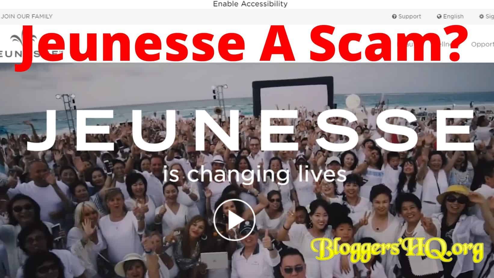 Jeunesse A Scam