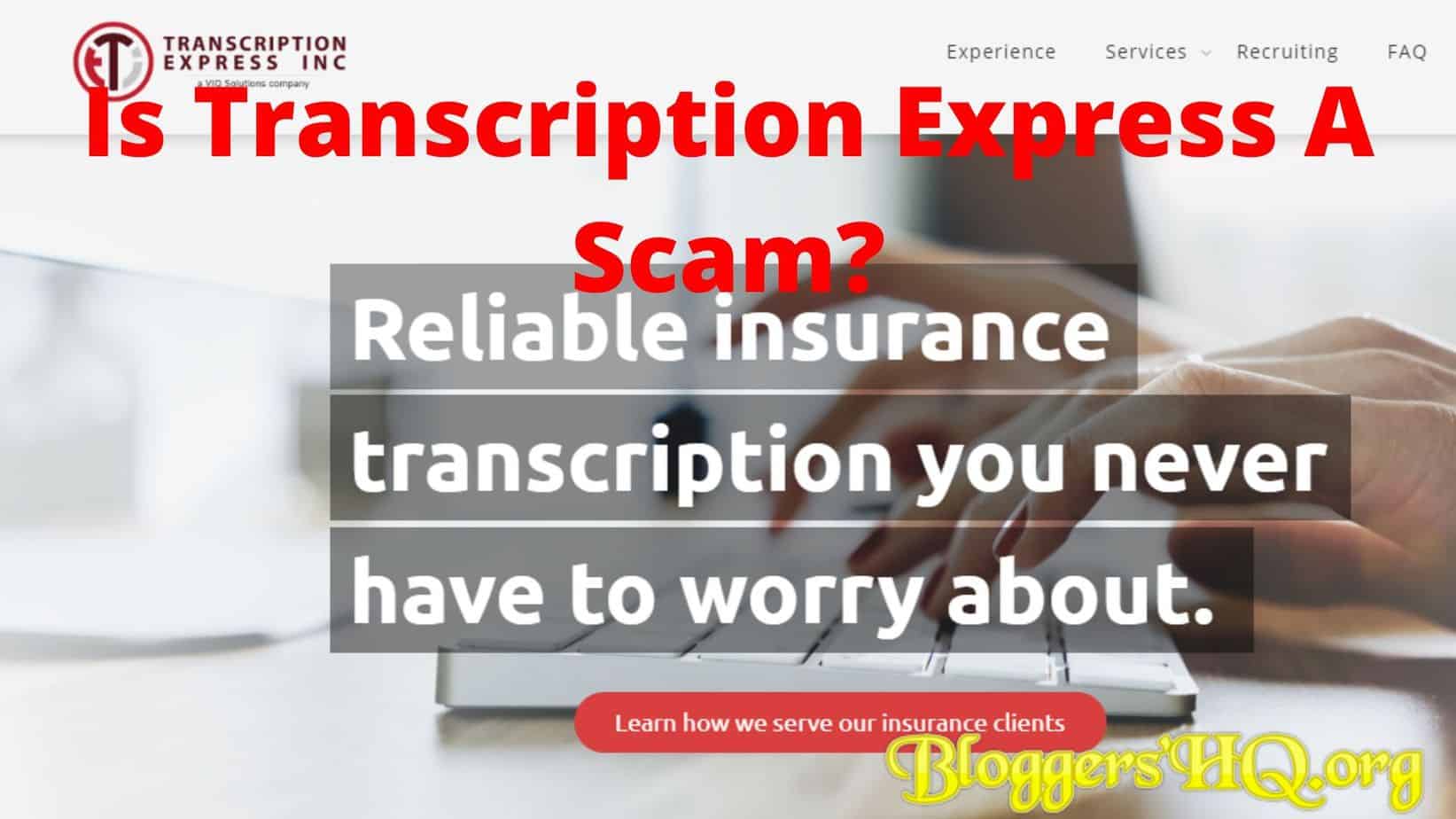 Is Transcription Express A Scam