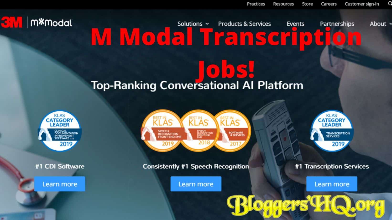 M Modal Transcription Jobs