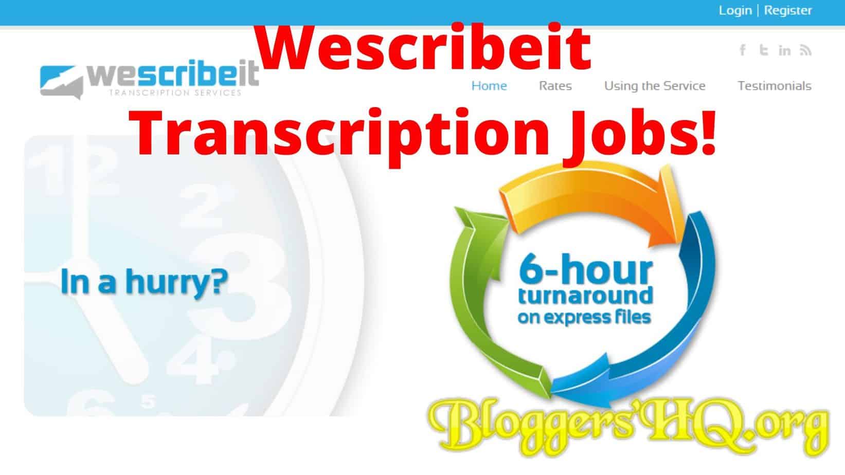 Wescribeit Transcription Jobs