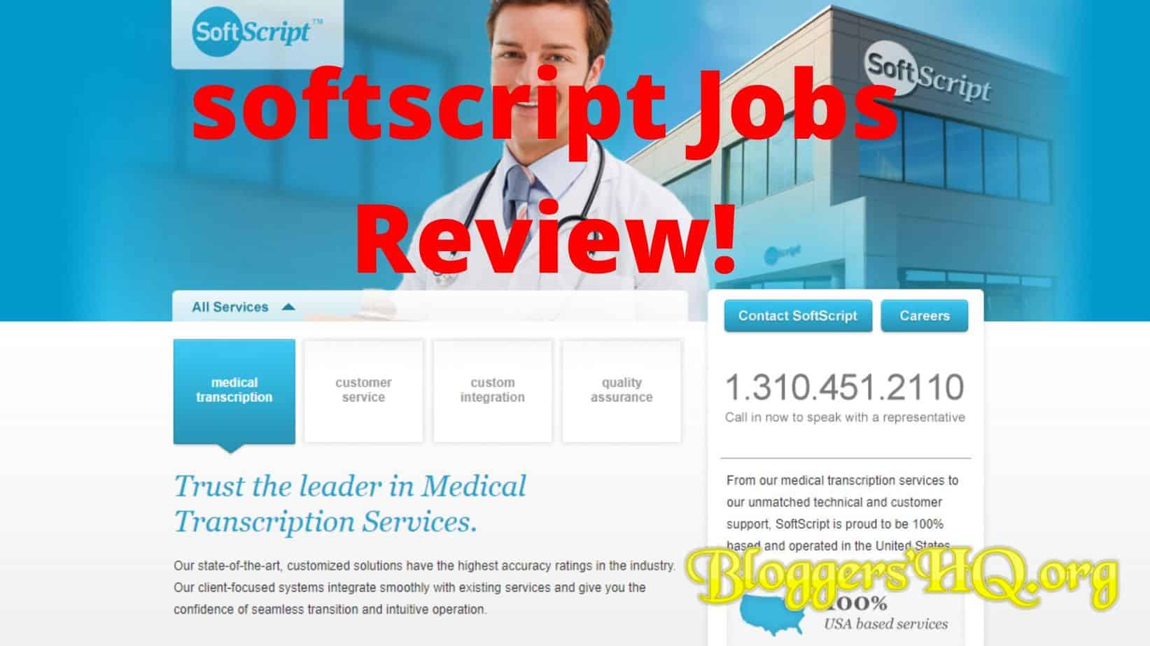 softscript Jobs Remote Medical Transcription Jobs