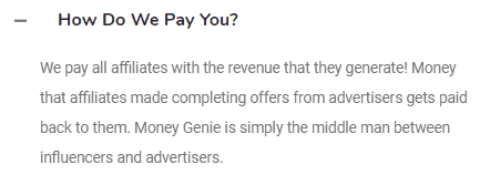 How Does MOneyGenie Pay You