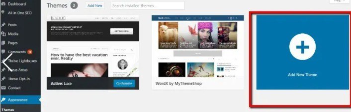 Installing A Free WordPress Theme