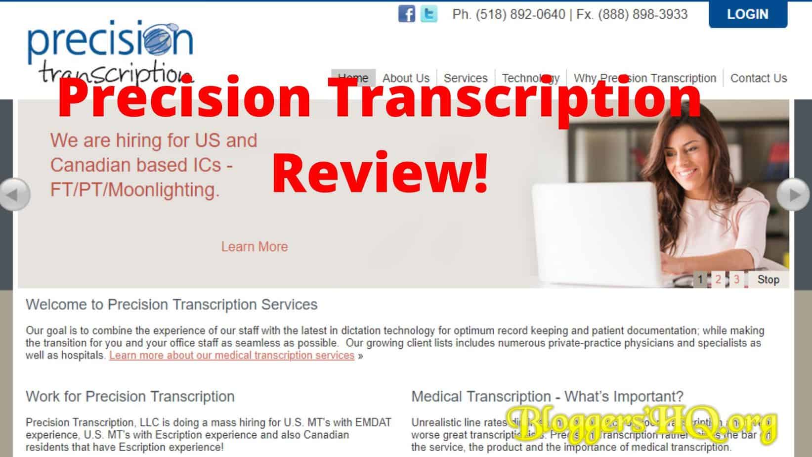 Precision Transcription Review