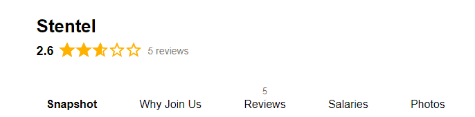 StenTel Jobs Reviews And Complaints Indeed