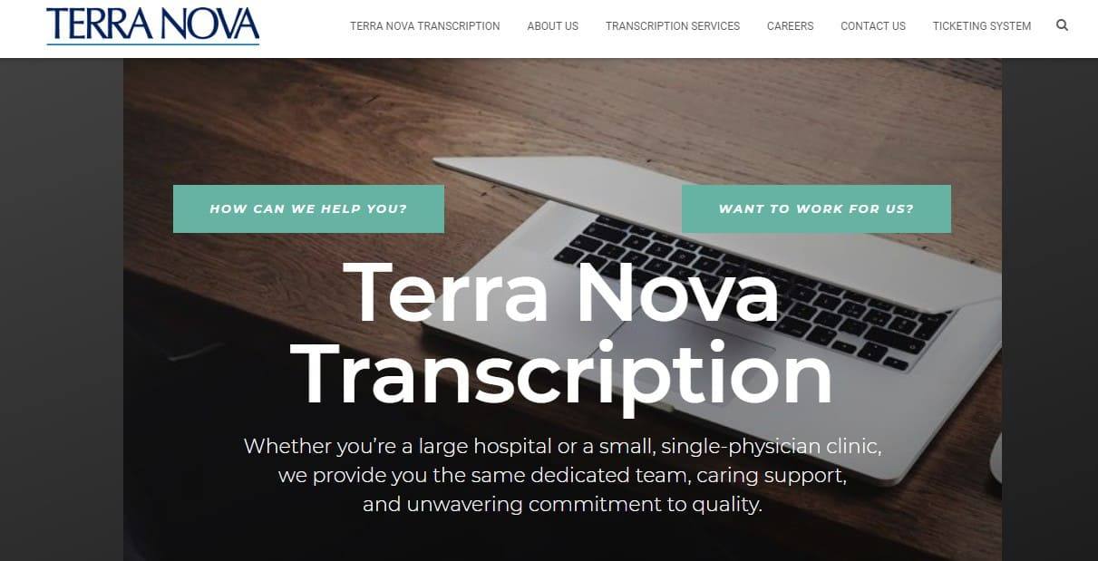 Terra Nova Transcription Jobs