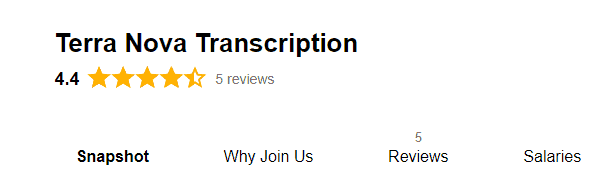 Terra Nova Transcription Reviews And Complaints Indeed