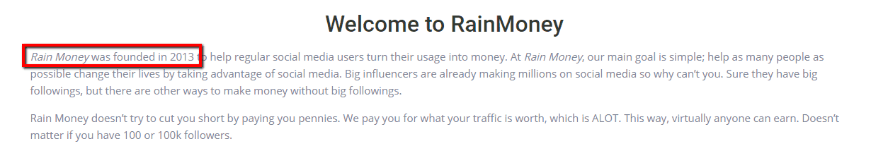 What Is RainMoney