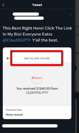 CloutOG Payment Proof