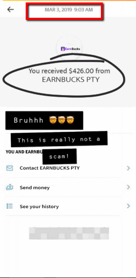 EarnBucks Income Proof