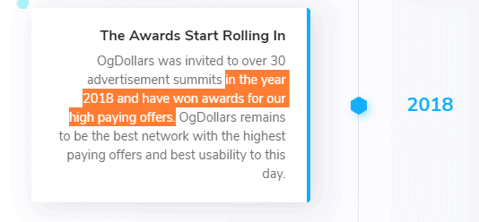 OgDollars Fake Awards Claim. 