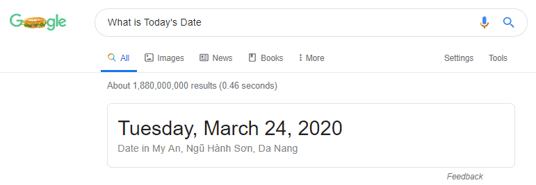 Todays Date