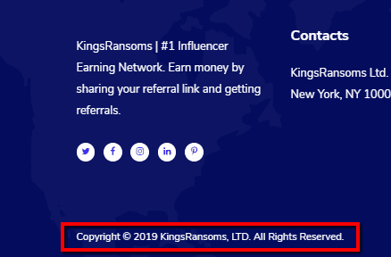 KingsRansoms Fake Date Footer