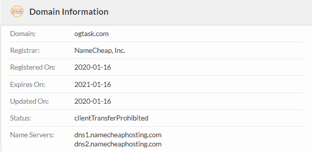 OgTask Real Foundation Date