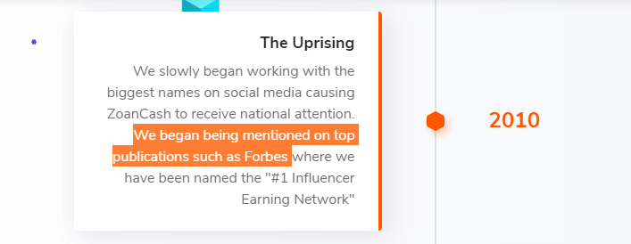 ZoanCash Forbes Lies