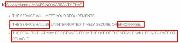 Survey Momma Terms and Conditions