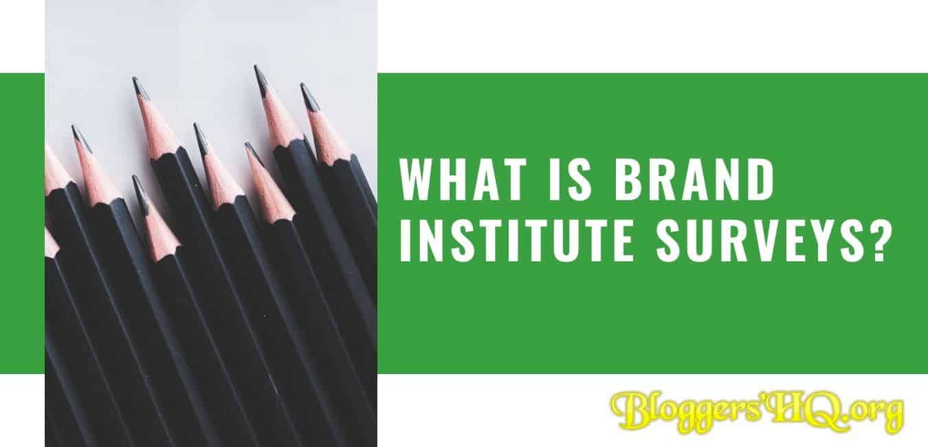 What Is Brand Institute Surveys